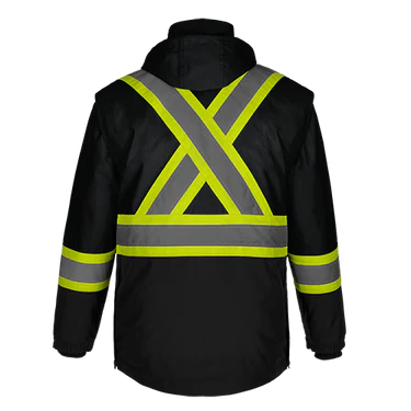 HI-VIS 5-IN-1 PARKA SAFETY JACKET (L01275)