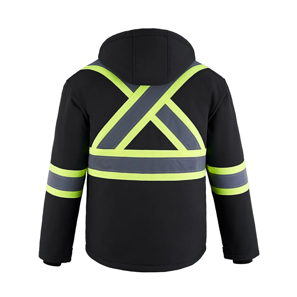 HI-VIS INSULATED SOFTSHELL SAFETY JACKET (L01310)