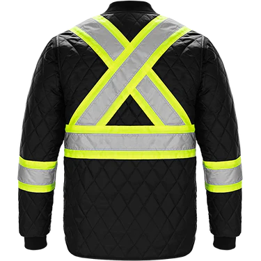 HI-VIS QUILTED SAFETY JACKET (L01220)