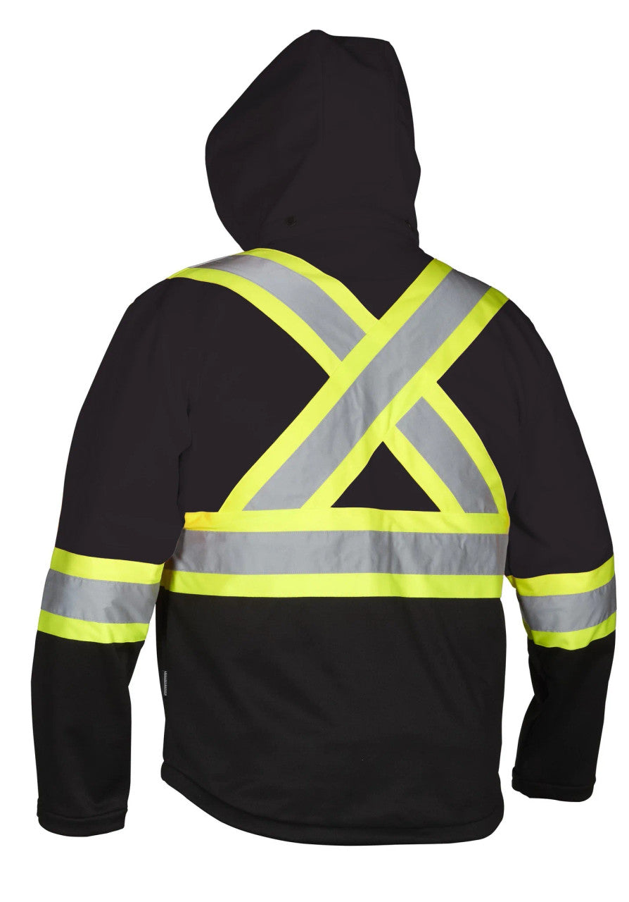 HI-VIS FORCEFIELD® SOFTSHELL SAFETY JACKET (023-EN148)
