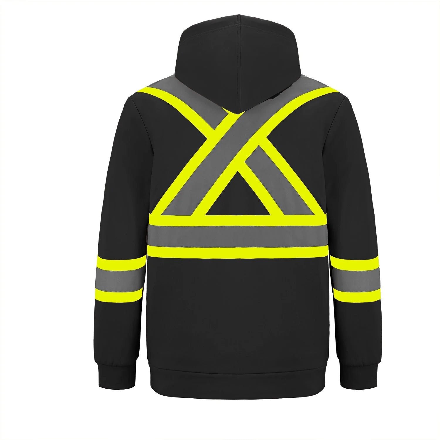 HI-VIS FULL ZIP SAFETY HOODIE (L01380)