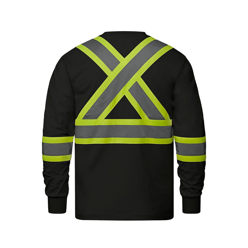 HI-VIS COTTON SAFETY LONGSLEEVE (S05995)