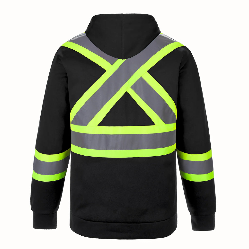 HI-VIS PULLOVER SAFETY HOODIE (L01375)