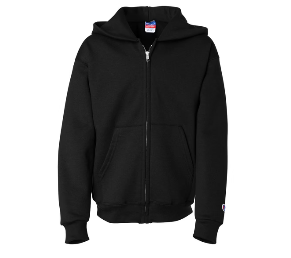 YOUTH PREMIUM CHAMPION® FULL ZIP HOODIE (S890)