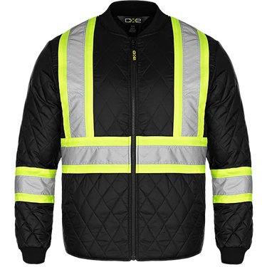 HI-VIS QUILTED SAFETY JACKET (L01220)