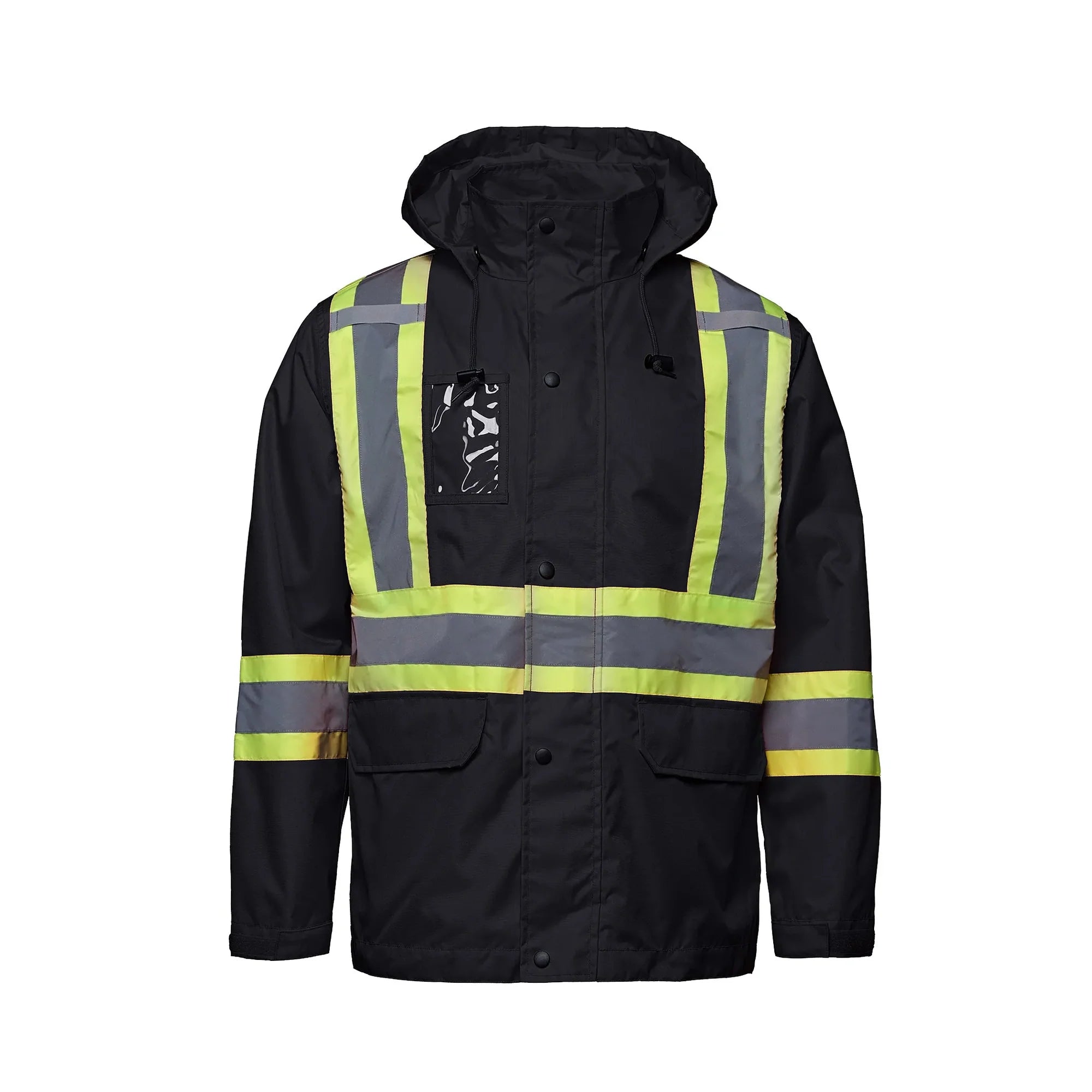 HI-VIS RAINCOAT SAFETY JACKET (L01205)