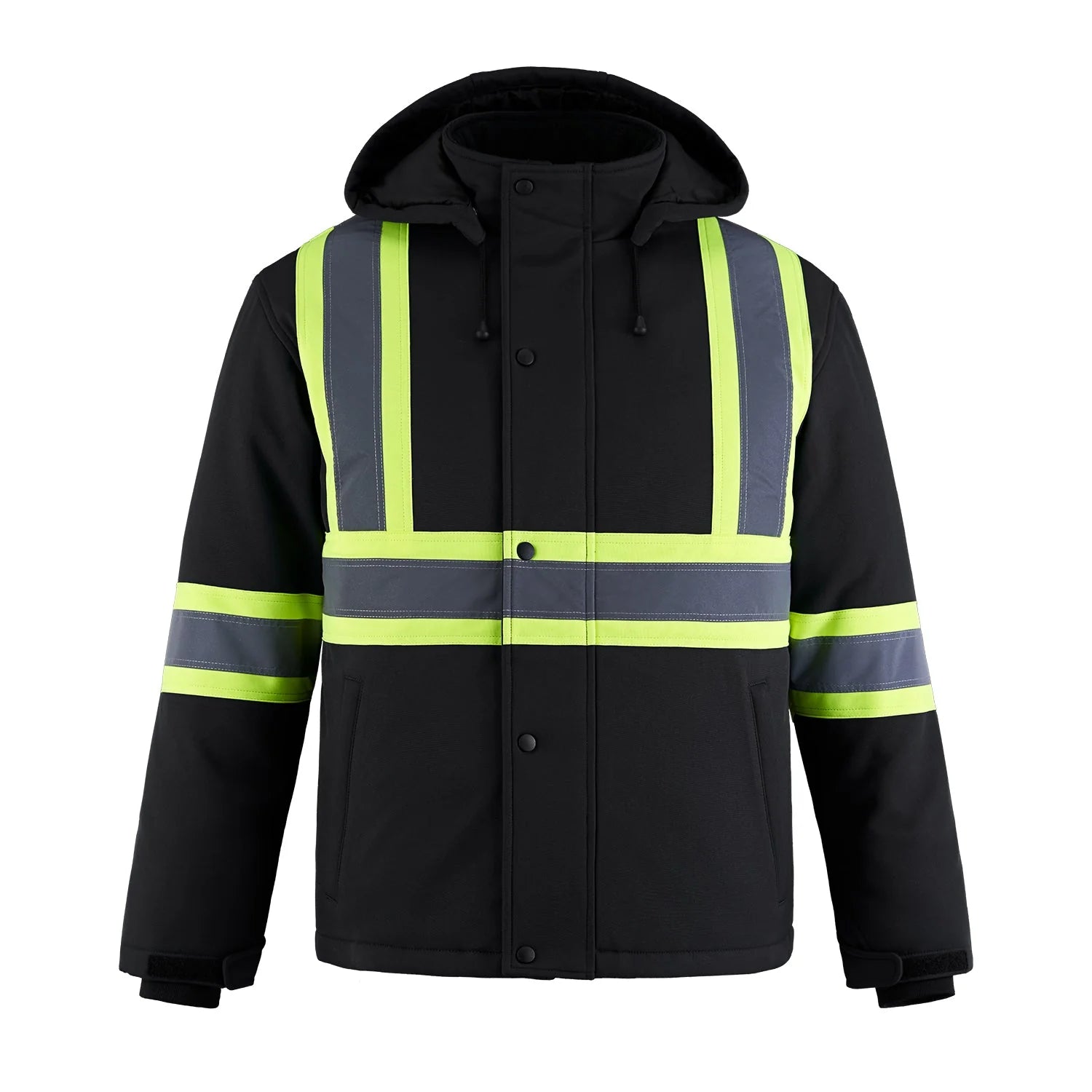 HI-VIS INSULATED SOFTSHELL SAFETY JACKET (L01310)