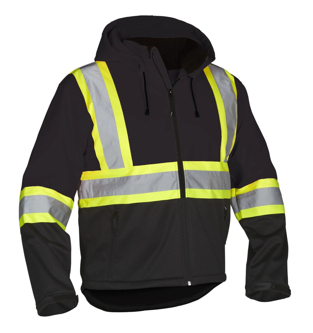 HI-VIS FORCEFIELD® SOFTSHELL SAFETY JACKET (023-EN148)