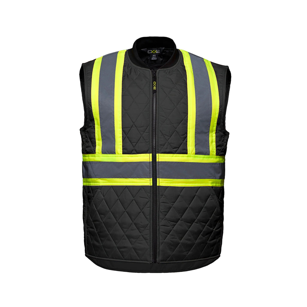 HI-VIS QUILTED SAFETY VEST (L01225)
