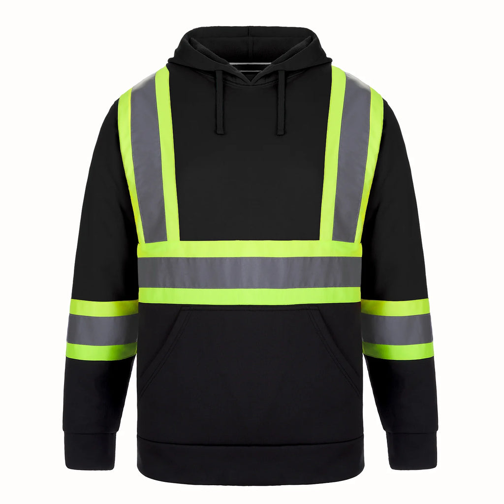 HI-VIS PULLOVER SAFETY HOODIE (L01375)