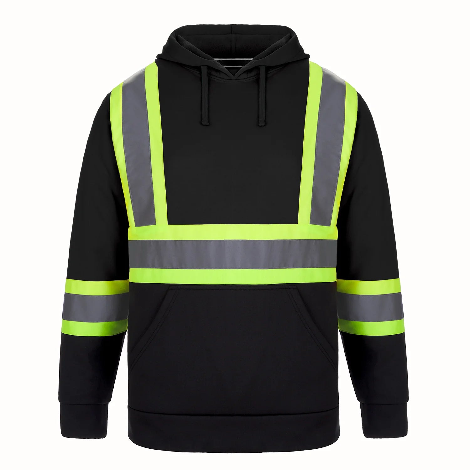 HI-VIS PULLOVER SAFETY HOODIE (L01375)