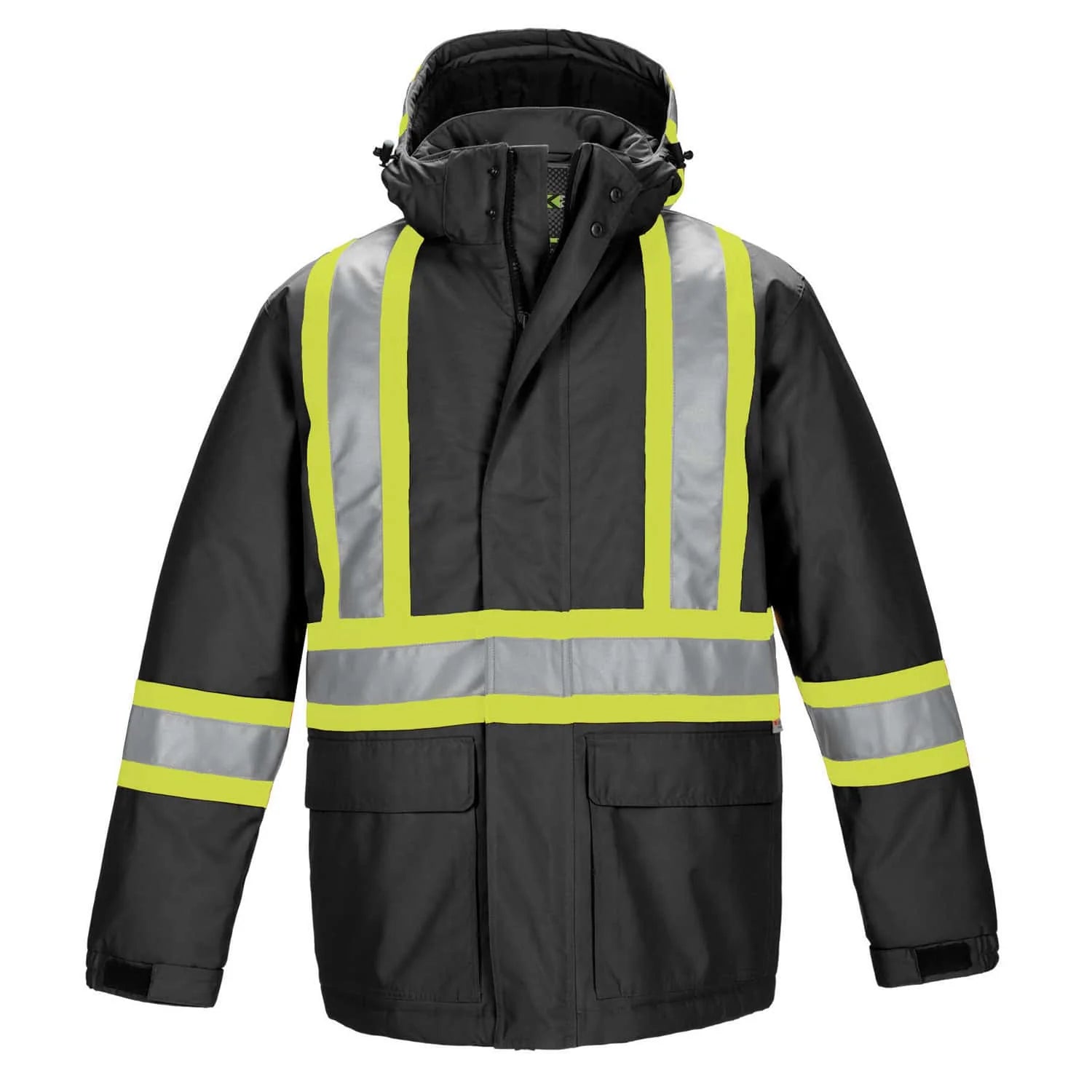 HI-VIS INSULATED PARKA SAFETY JACKET (L01250)