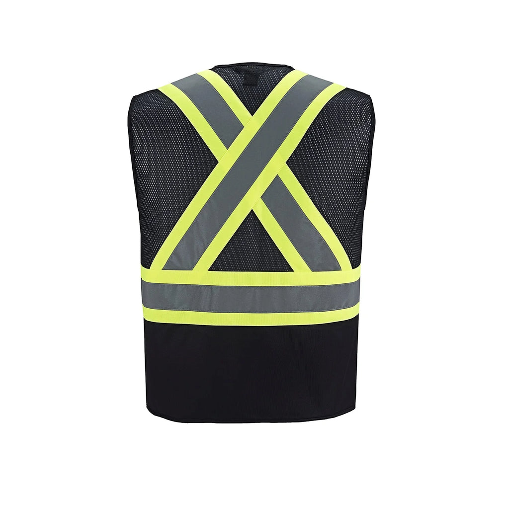 HI-VIS ZIPPER SAFETY VEST (L01150)
