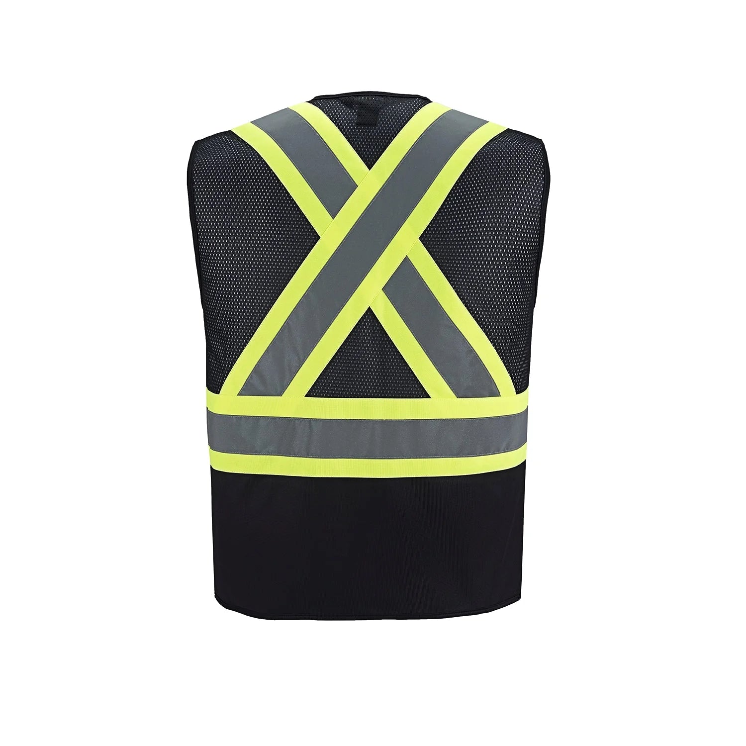 HI-VIS ZIPPER SAFETY VEST (L01150)