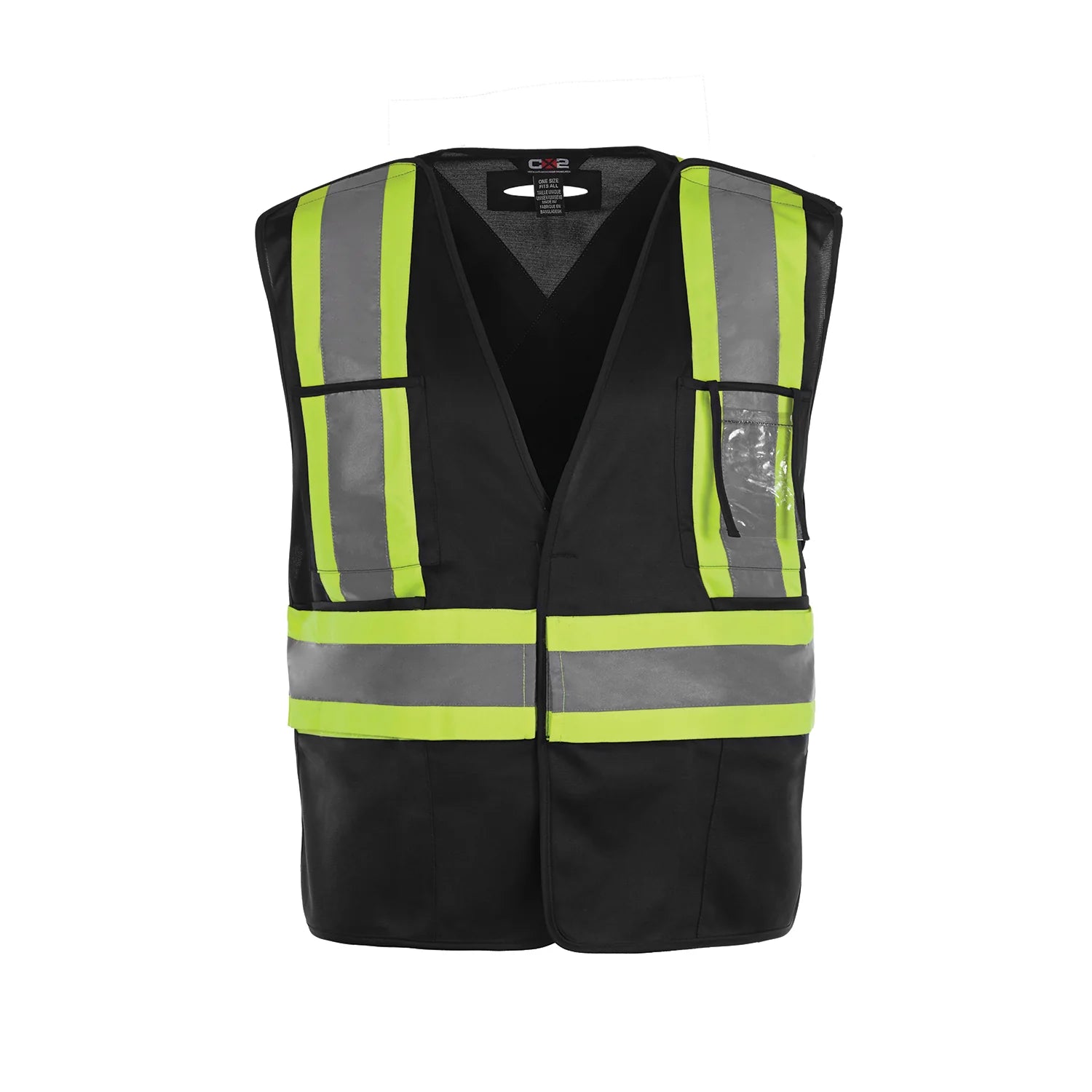 HI-VIS TEAR-AWAY SAFETY VEST ONE-SIZE (L01170)
