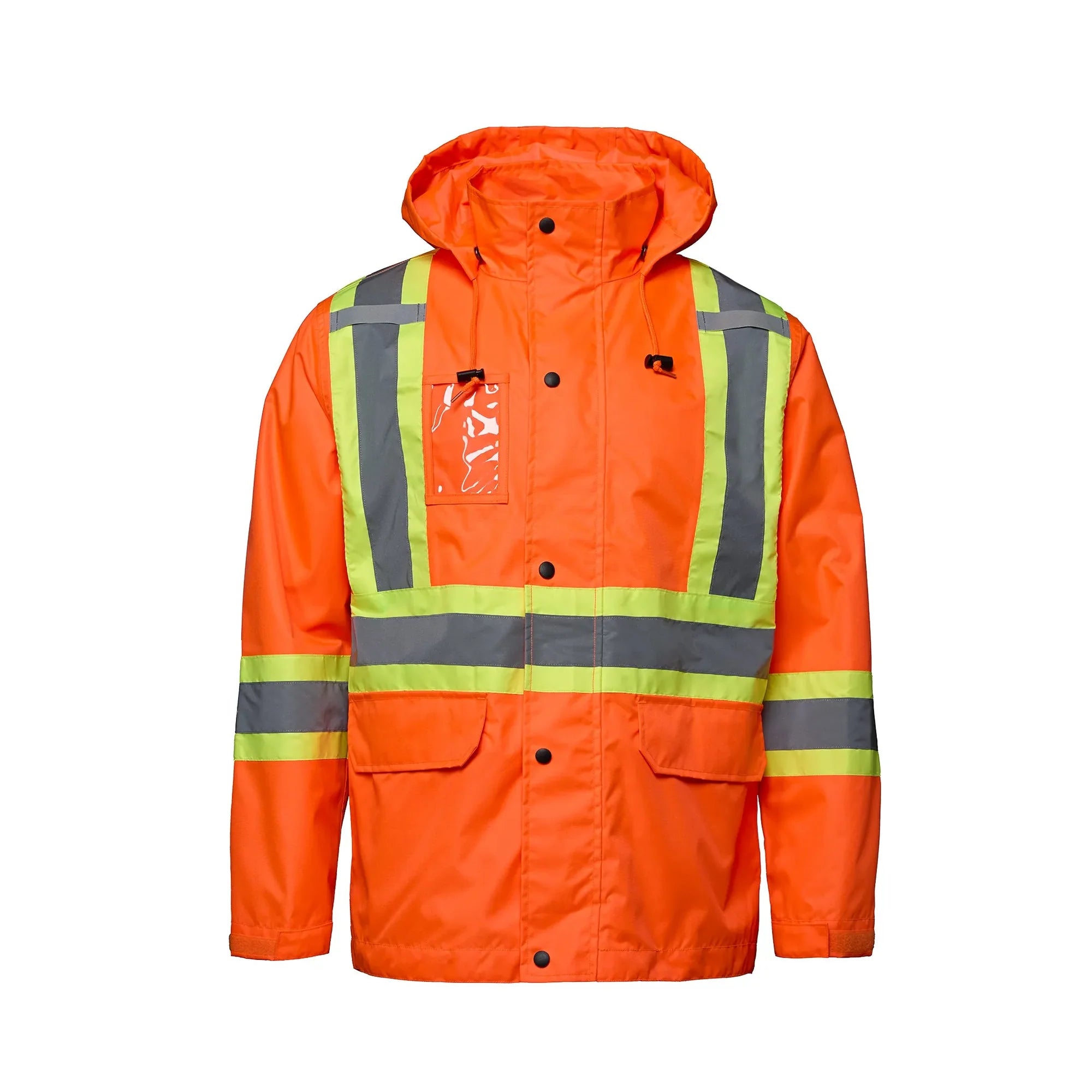 HI-VIS RAINCOAT SAFETY JACKET (L01205)