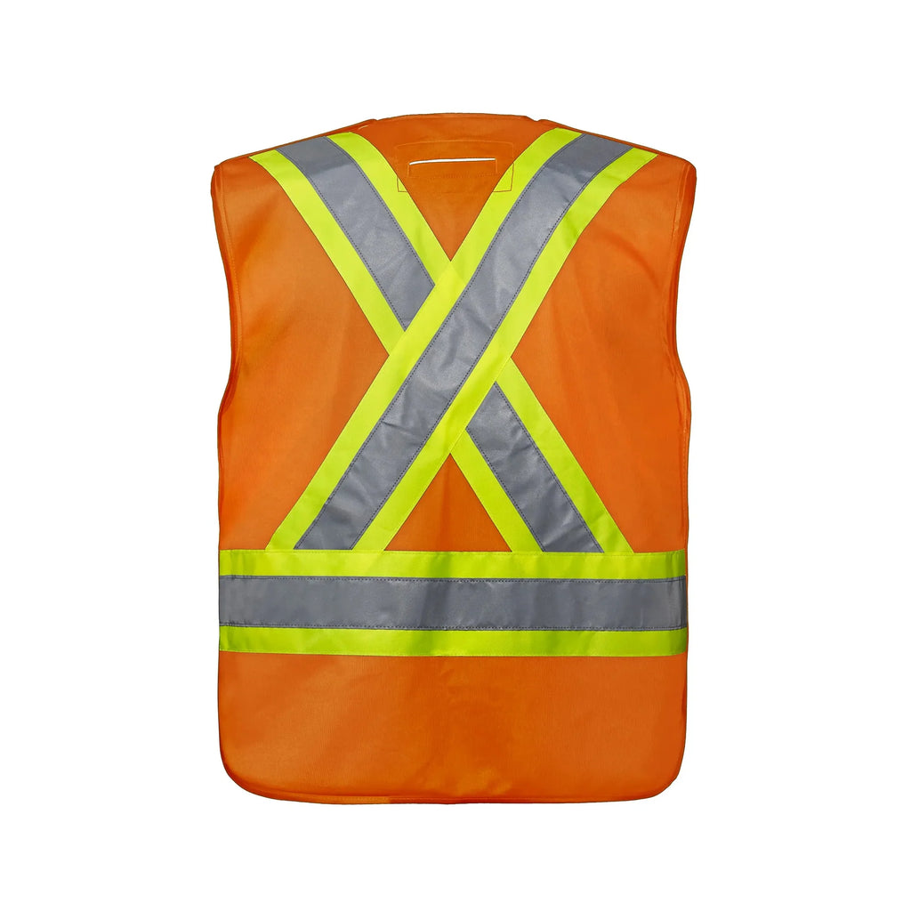 HI-VIS TEAR-AWAY SAFETY VEST (L01145)