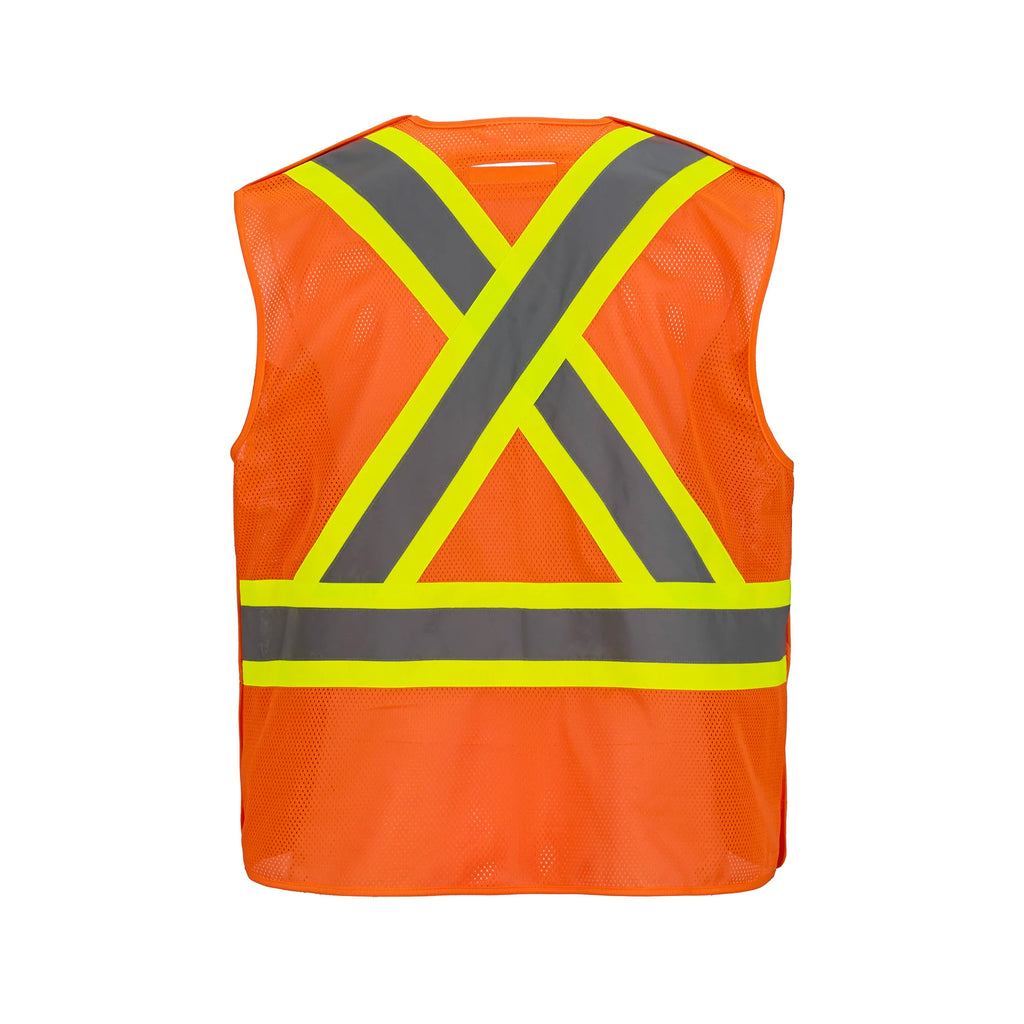 HI-VIS MESH TEAR-AWAY SAFETY VEST (L01155)