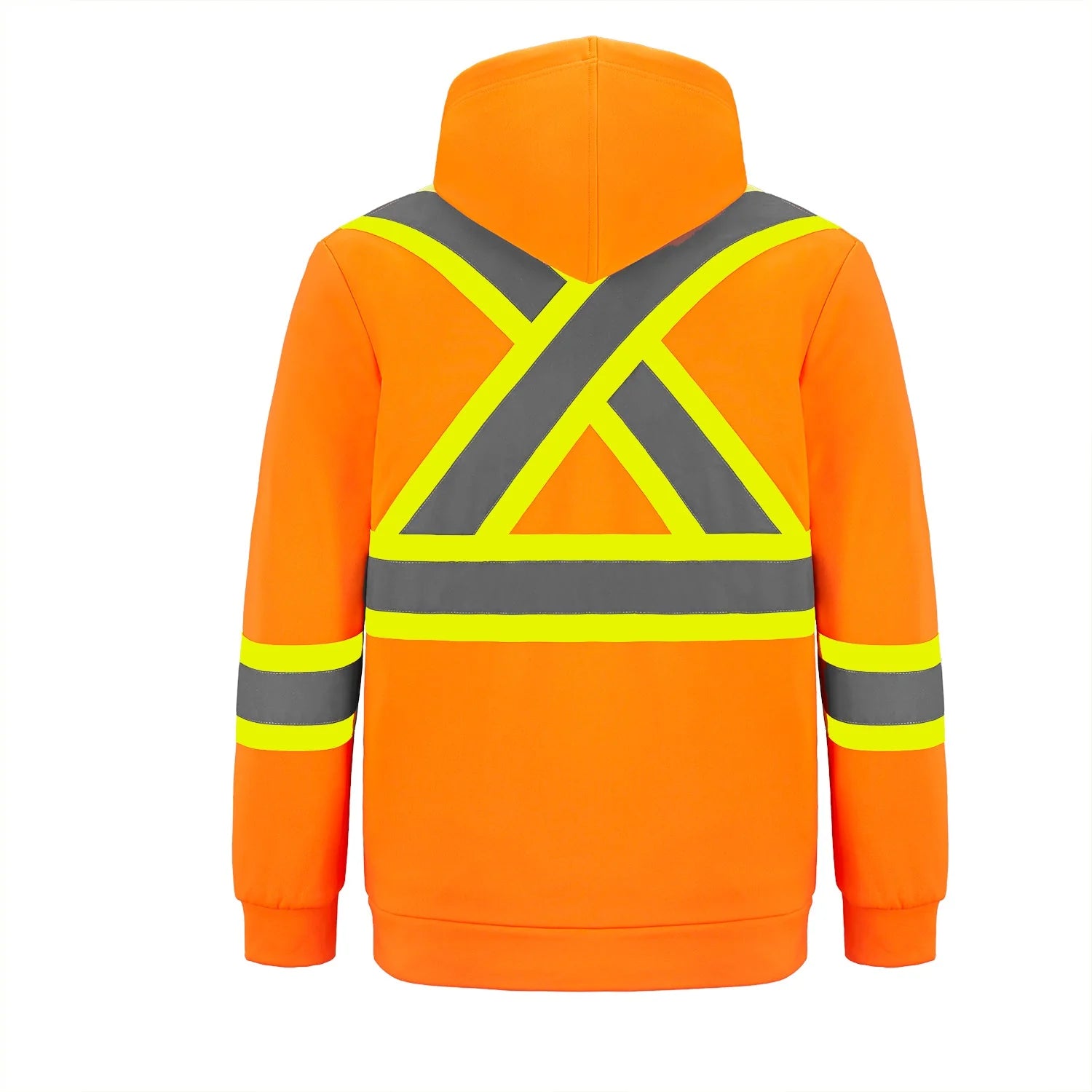 HI-VIS FULL ZIP SAFETY HOODIE (L01380)