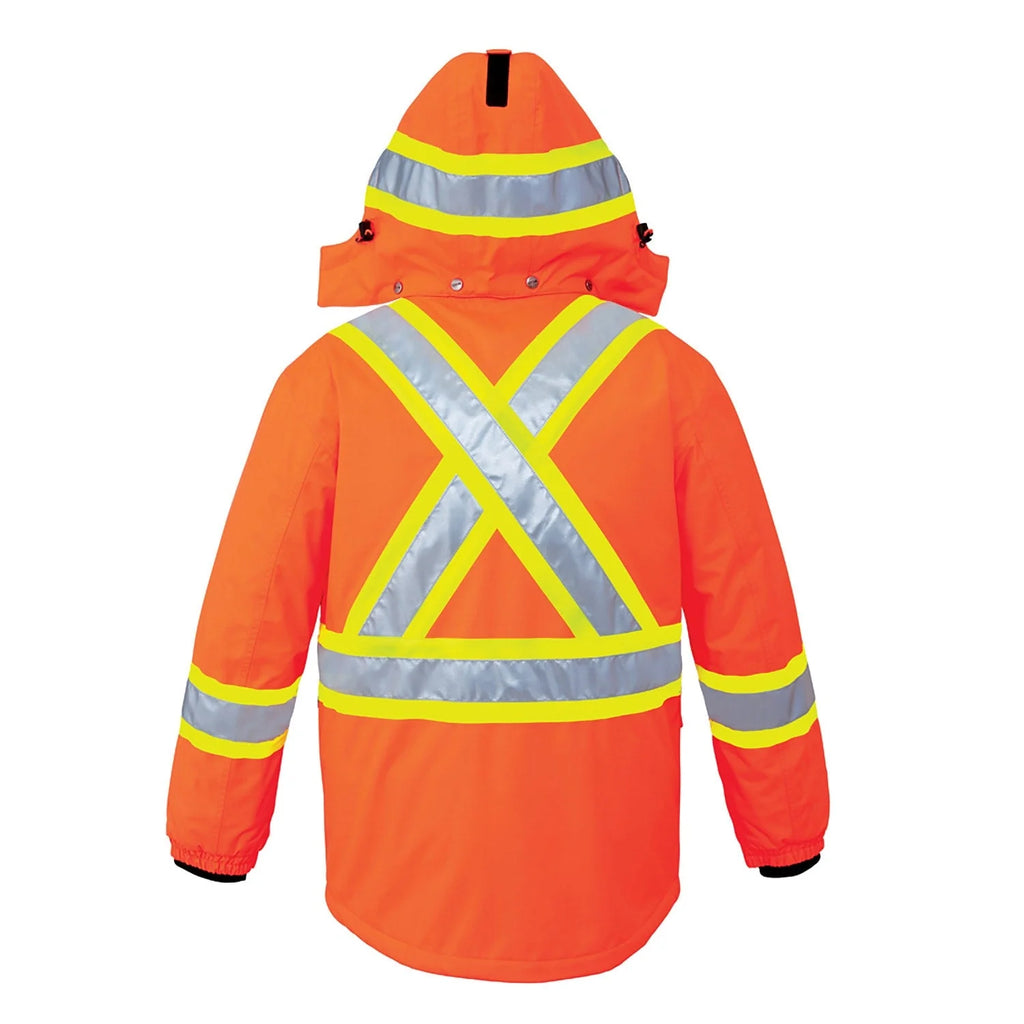 HI-VIS INSULATED PARKA SAFETY JACKET (L01250)