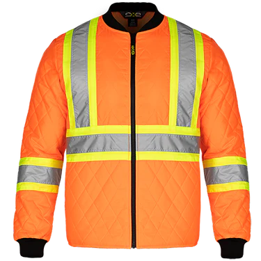 HI-VIS QUILTED SAFETY JACKET (L01220)