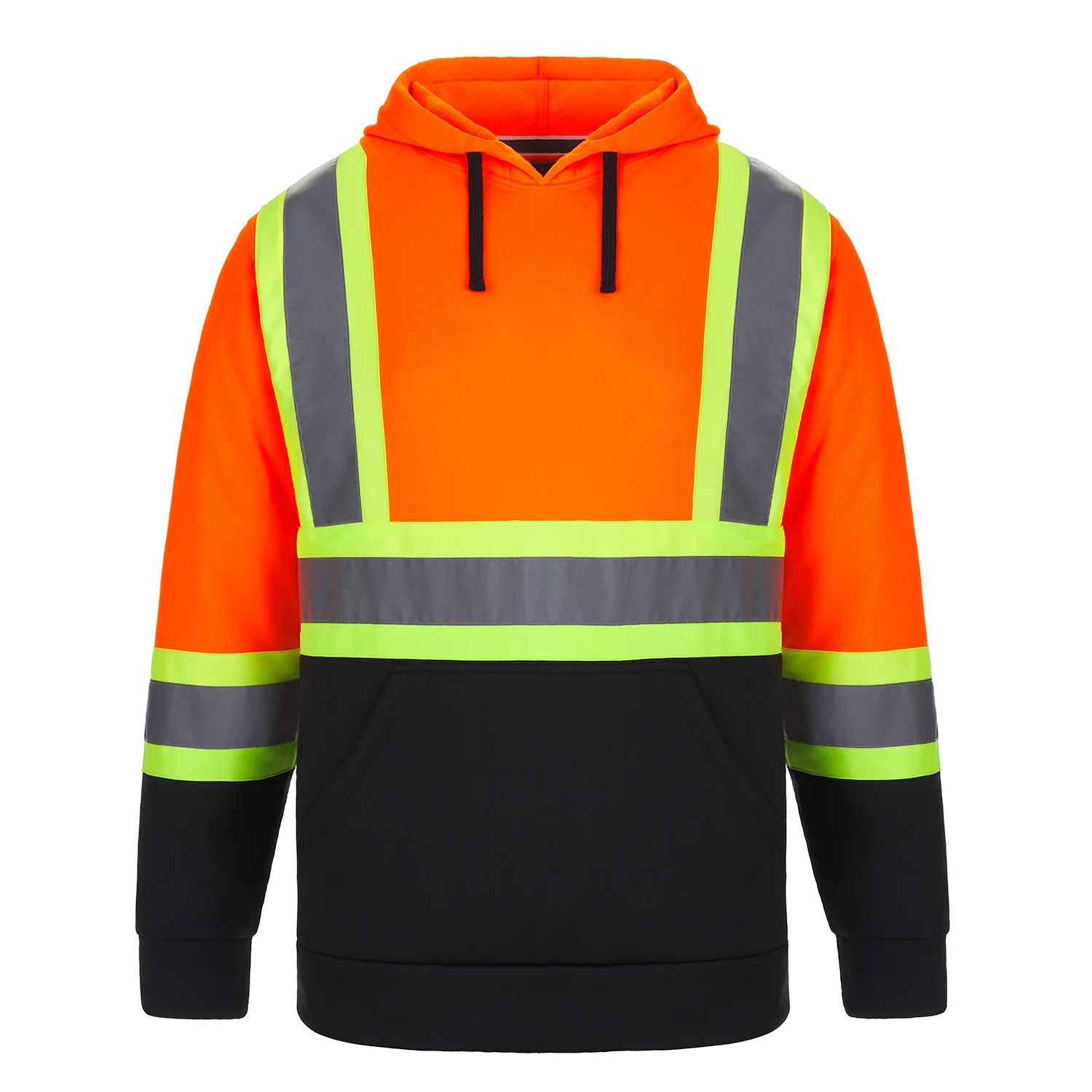 HI-VIS PULLOVER SAFETY HOODIE (L01375)