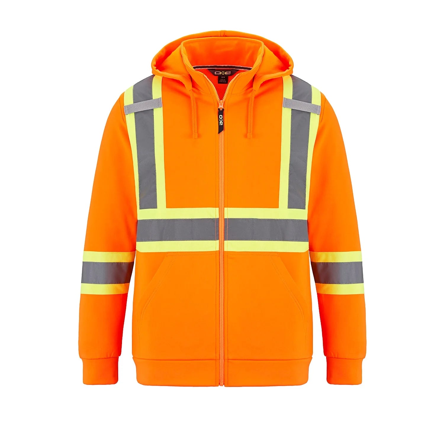 HI-VIS FULL ZIP SAFETY HOODIE (L01380)
