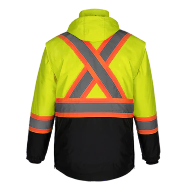 HI-VIS 5-IN-1 PARKA SAFETY JACKET (L01275)