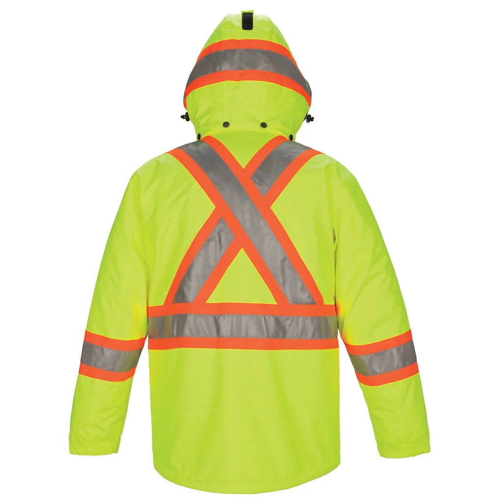 HI-VIS INSULATED PARKA SAFETY JACKET (L01250)