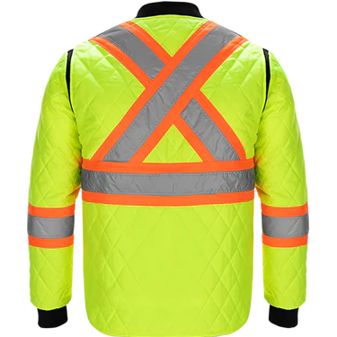 HI-VIS QUILTED SAFETY JACKET (L01220)