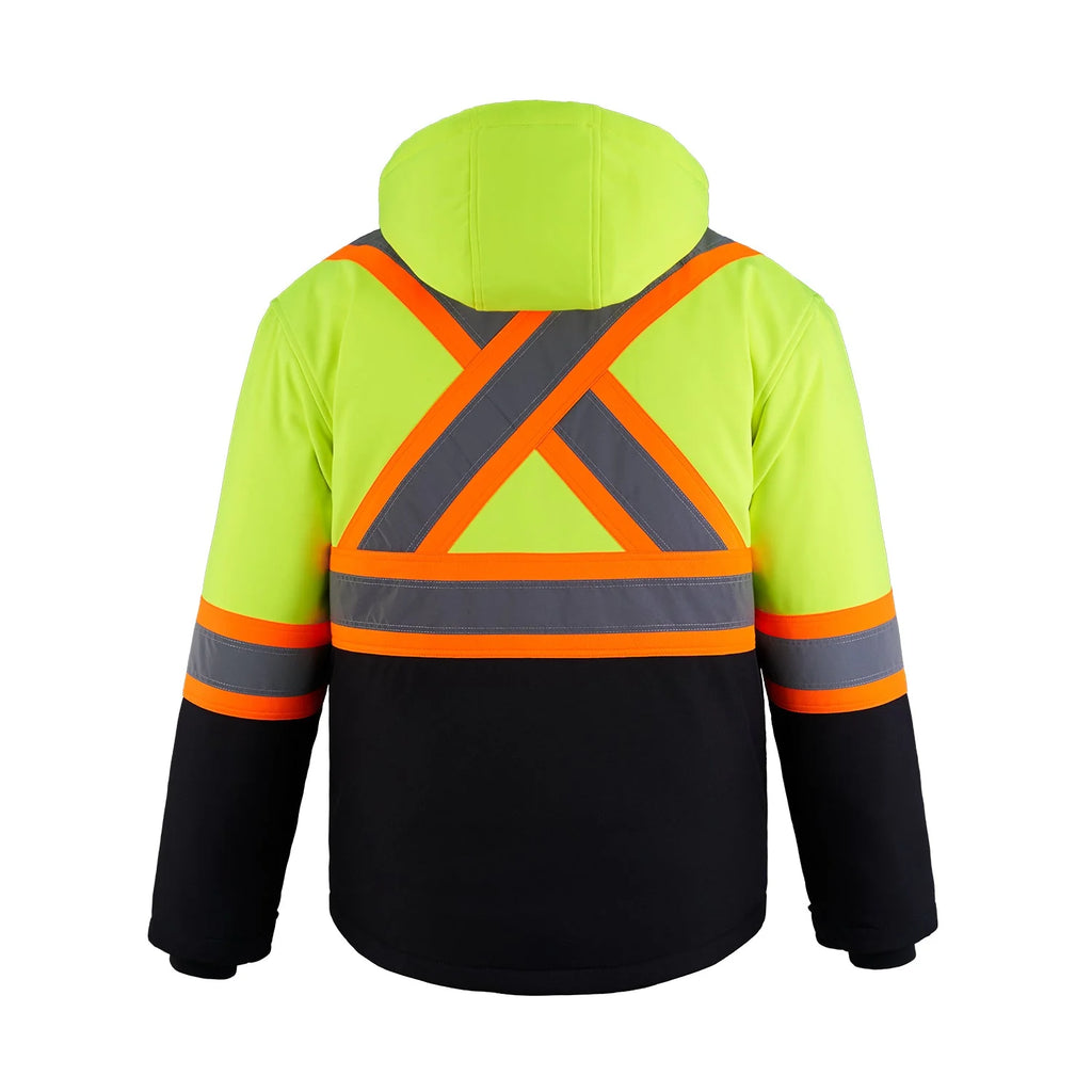 HI-VIS INSULATED SOFTSHELL SAFETY JACKET (L01310)