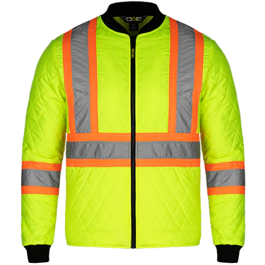 HI-VIS QUILTED SAFETY JACKET (L01220)