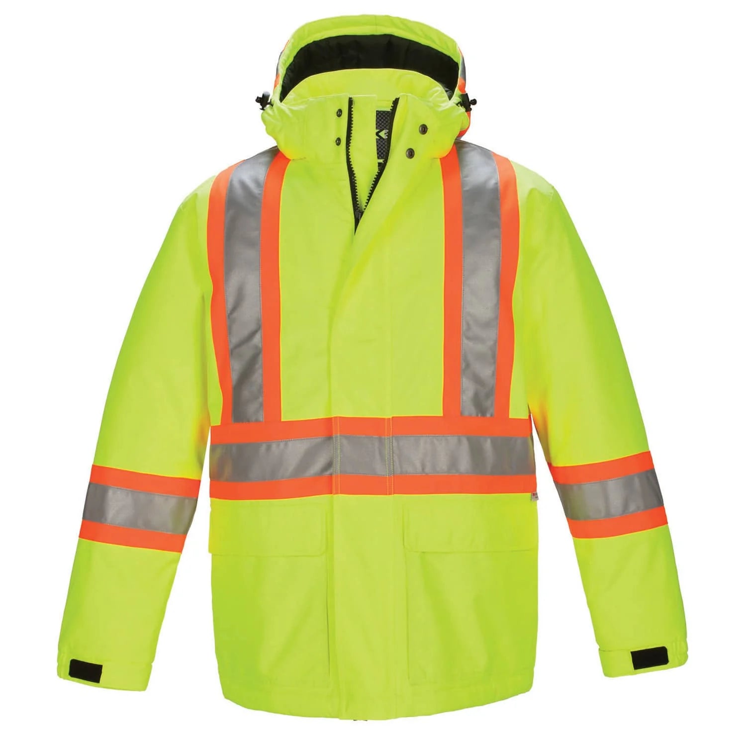 HI-VIS INSULATED PARKA SAFETY JACKET (L01250)