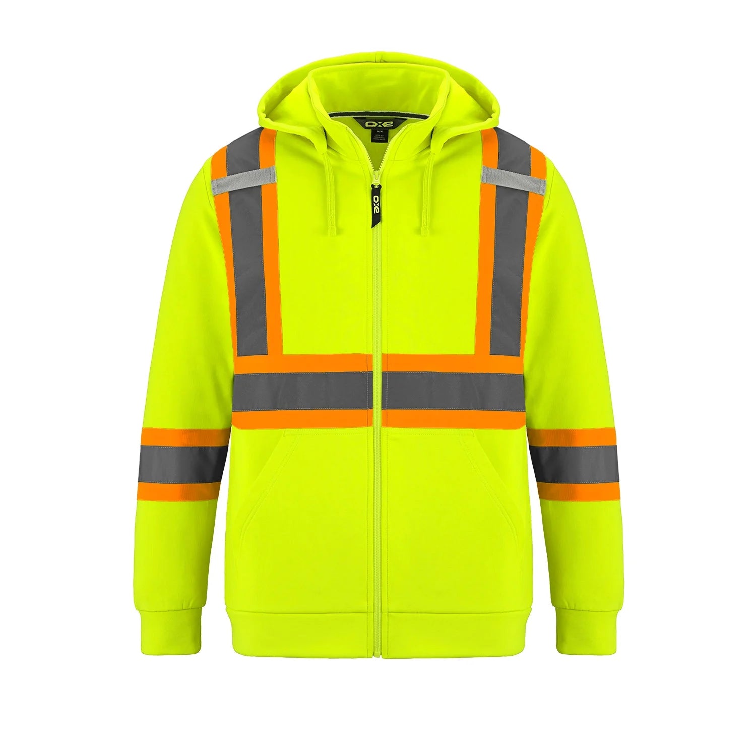 HI-VIS FULL ZIP SAFETY HOODIE (L01380)