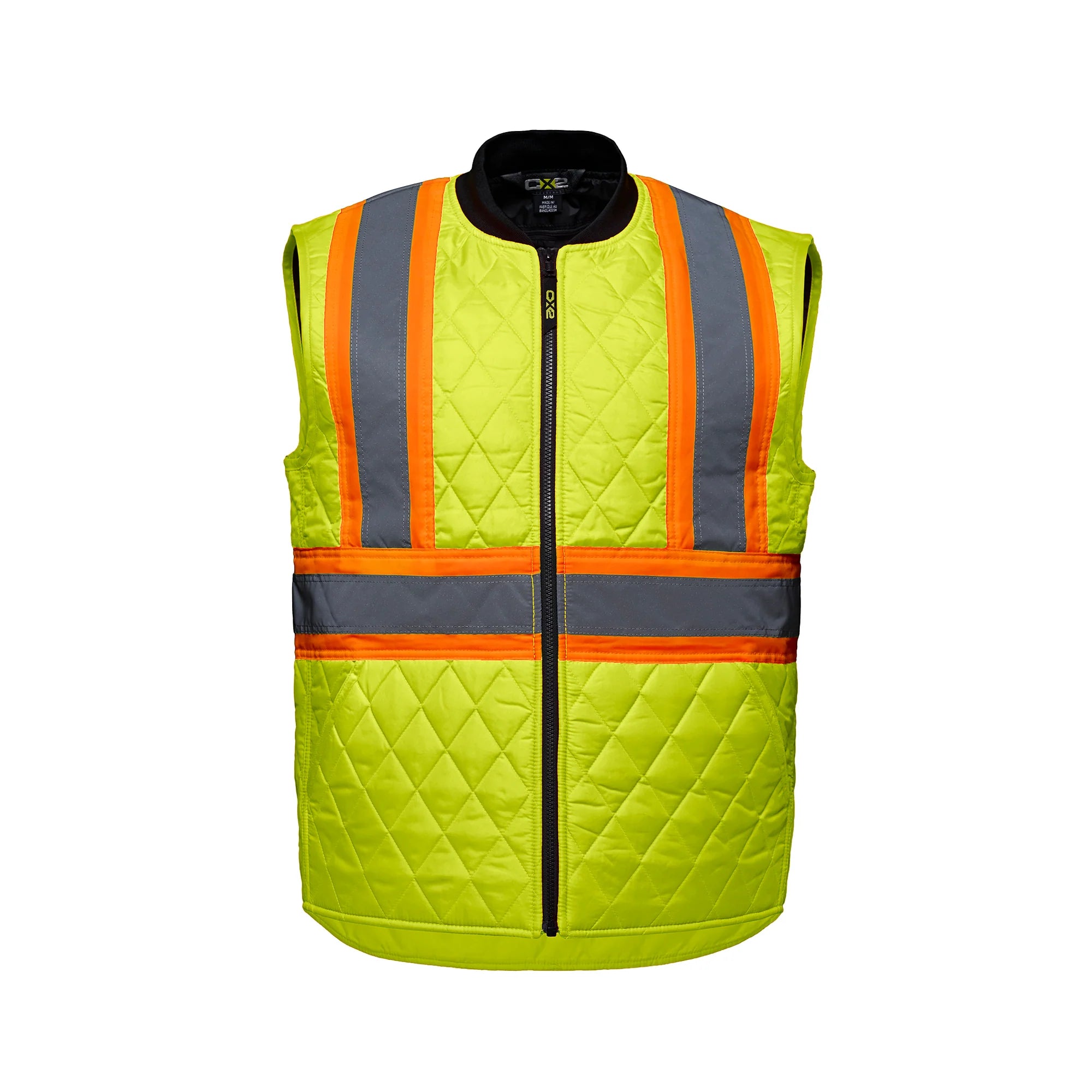 HI-VIS QUILTED SAFETY VEST (L01225)