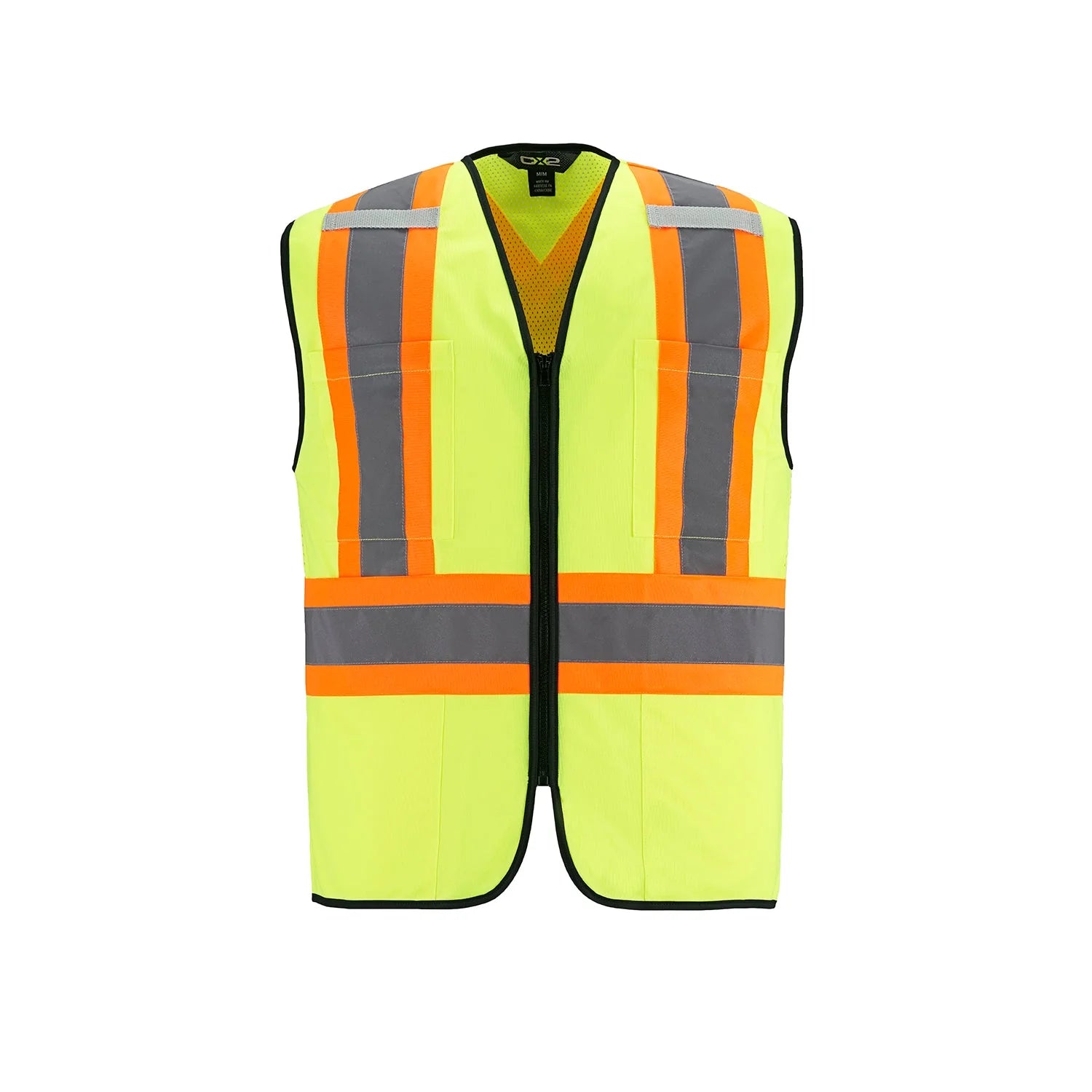 HI-VIS ZIPPER SAFETY VEST (L01150)