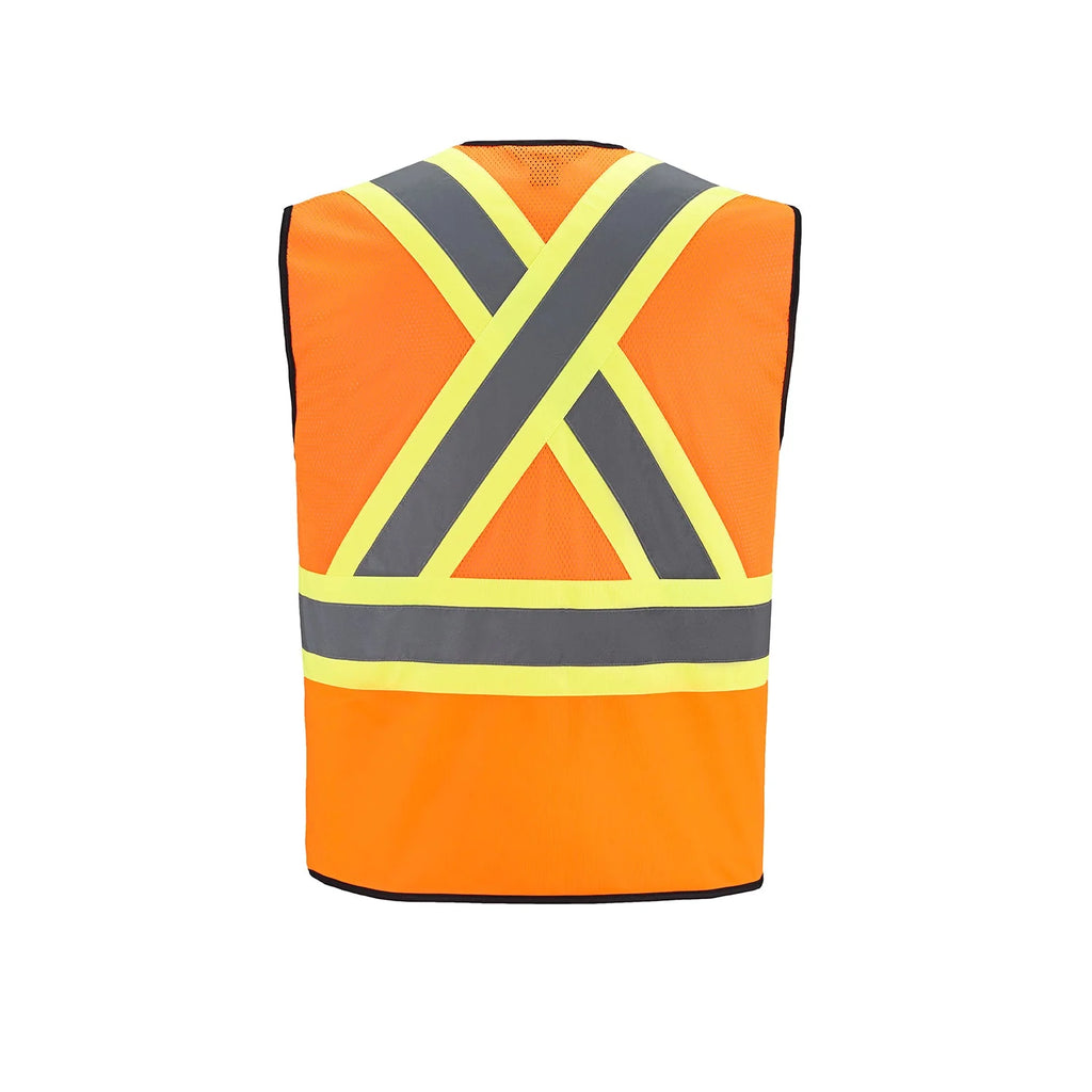 HI-VIS ZIPPER SAFETY VEST (L01150)