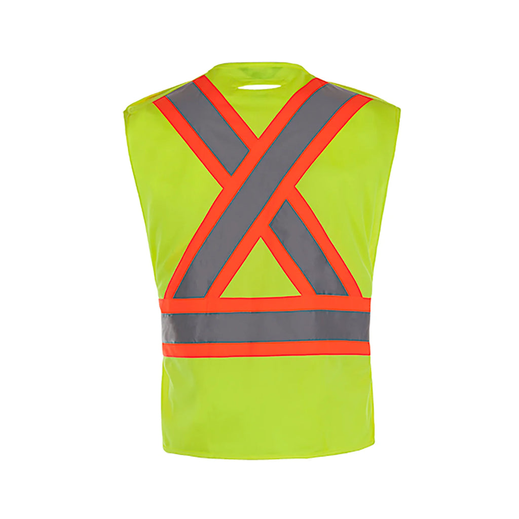 HI-VIS TEAR-AWAY SAFETY VEST ONE-SIZE (L01170)