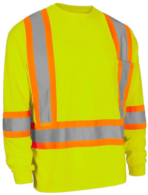 HI-VIS FORCEFIELD® SAFETY LONGSLEEVE (CBECSALS)