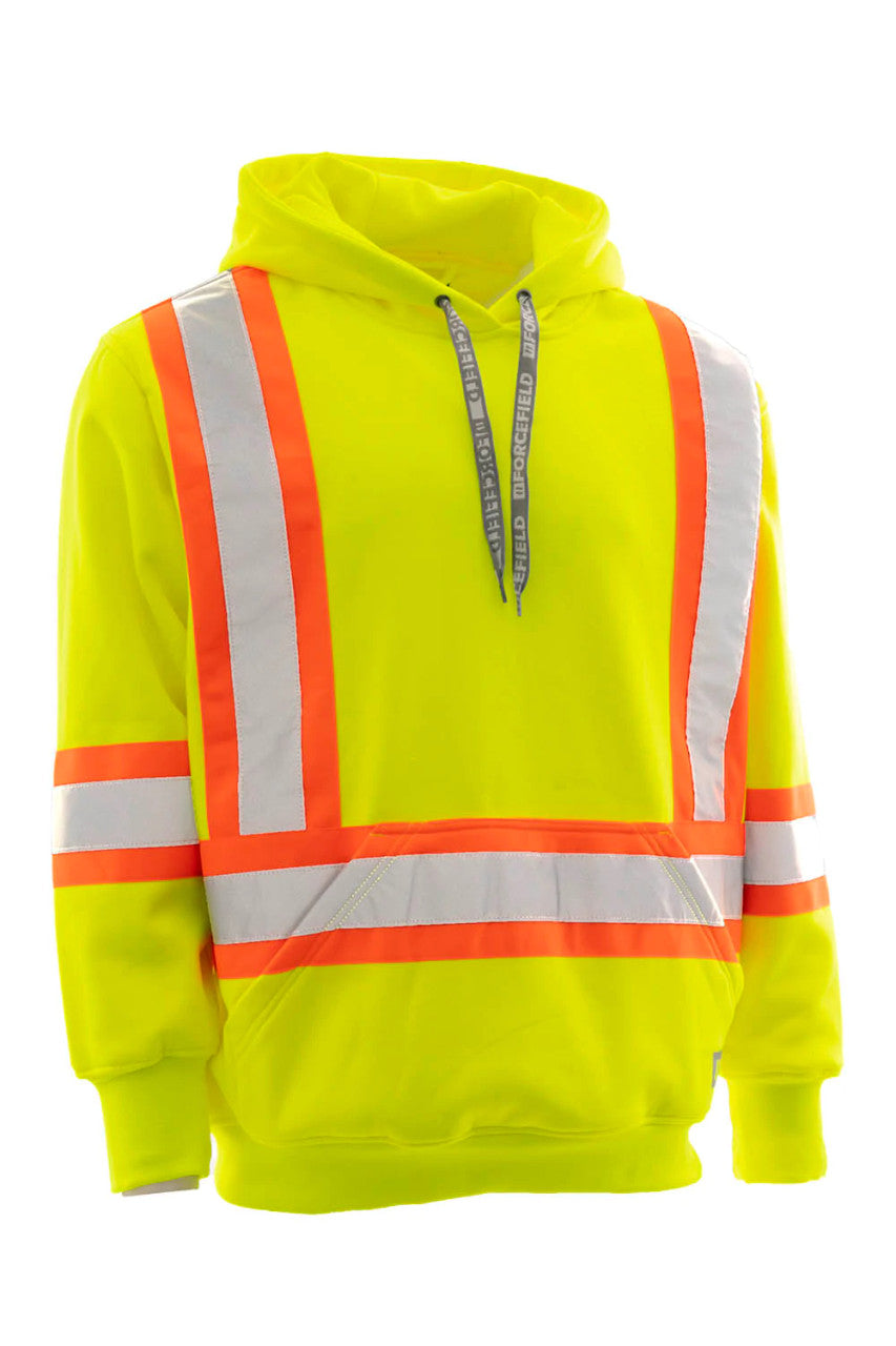 HI-VIS FORCEFIELD® PULLOVER SAFETY HOODIE (024-P854)
