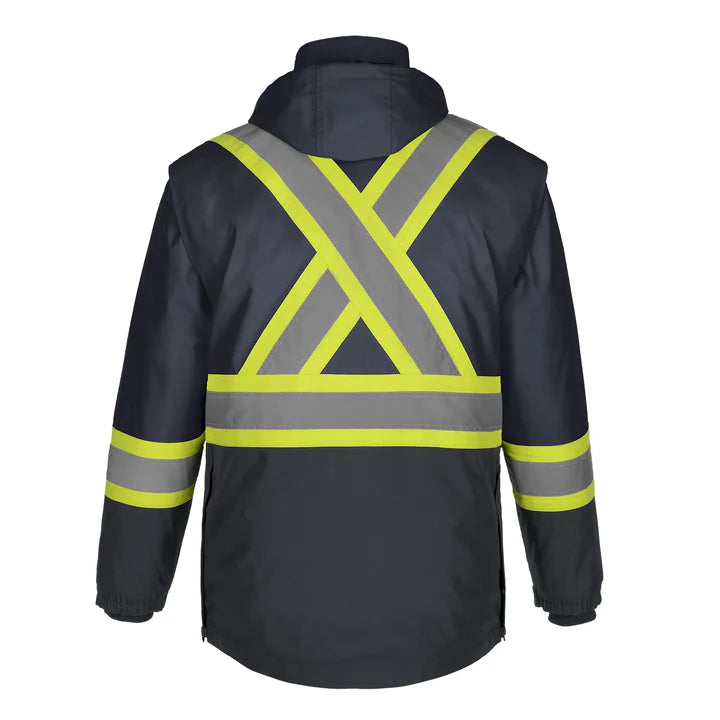 HI-VIS 5-IN-1 PARKA SAFETY JACKET (L01275)