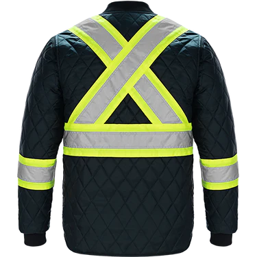 HI-VIS QUILTED SAFETY JACKET (L01220)
