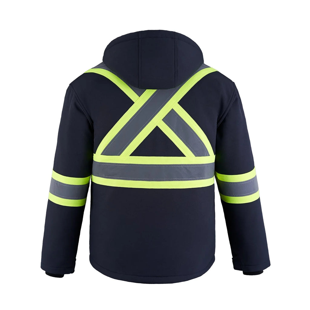 HI-VIS INSULATED SOFTSHELL SAFETY JACKET (L01310)