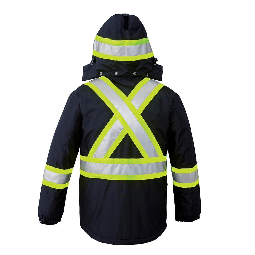 HI-VIS INSULATED PARKA SAFETY JACKET (L01250)