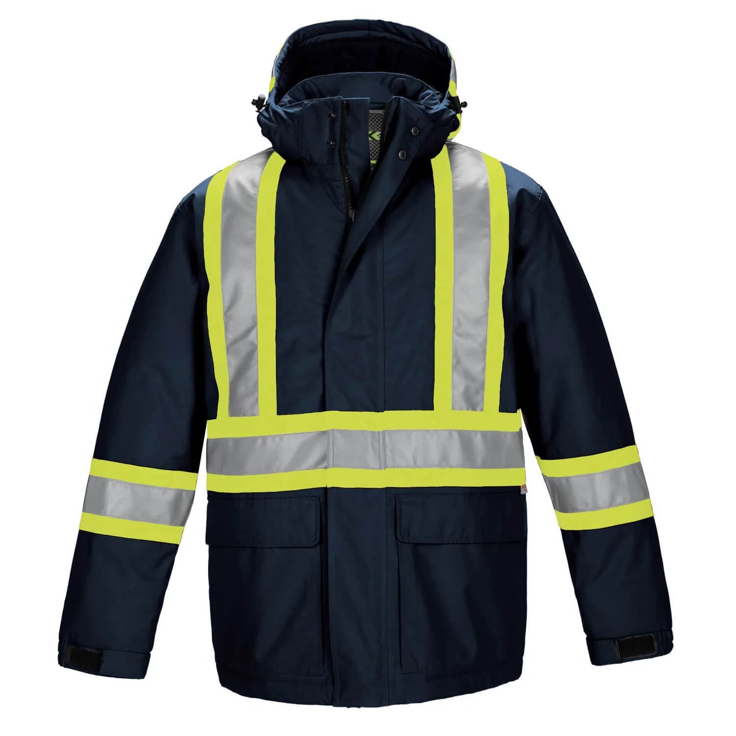 HI-VIS INSULATED PARKA SAFETY JACKET (L01250)