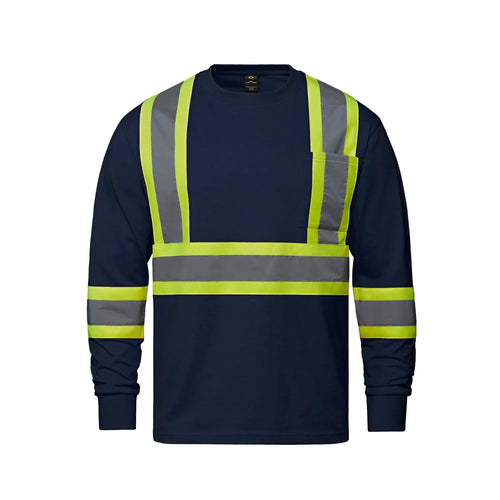 HI-VIS COTTON SAFETY LONGSLEEVE (S05995)