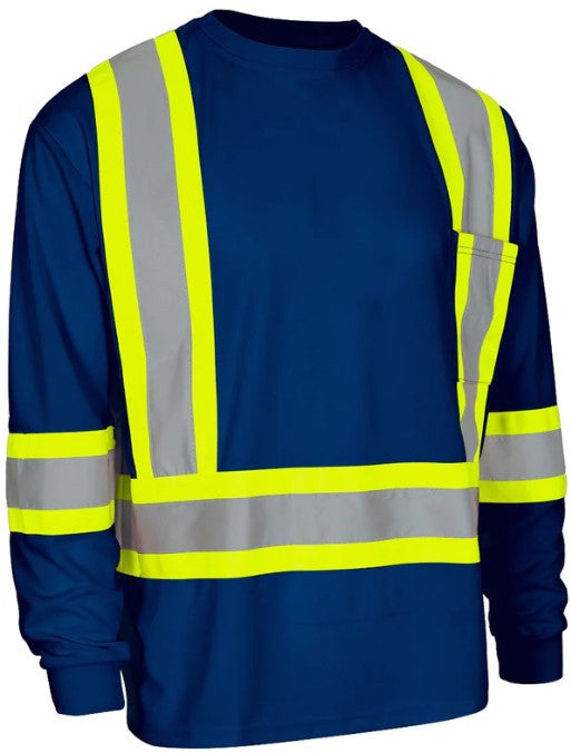 HI-VIS FORCEFIELD® SAFETY LONGSLEEVE (CBECSALS)