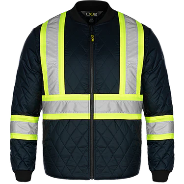 HI-VIS QUILTED SAFETY JACKET (L01220)