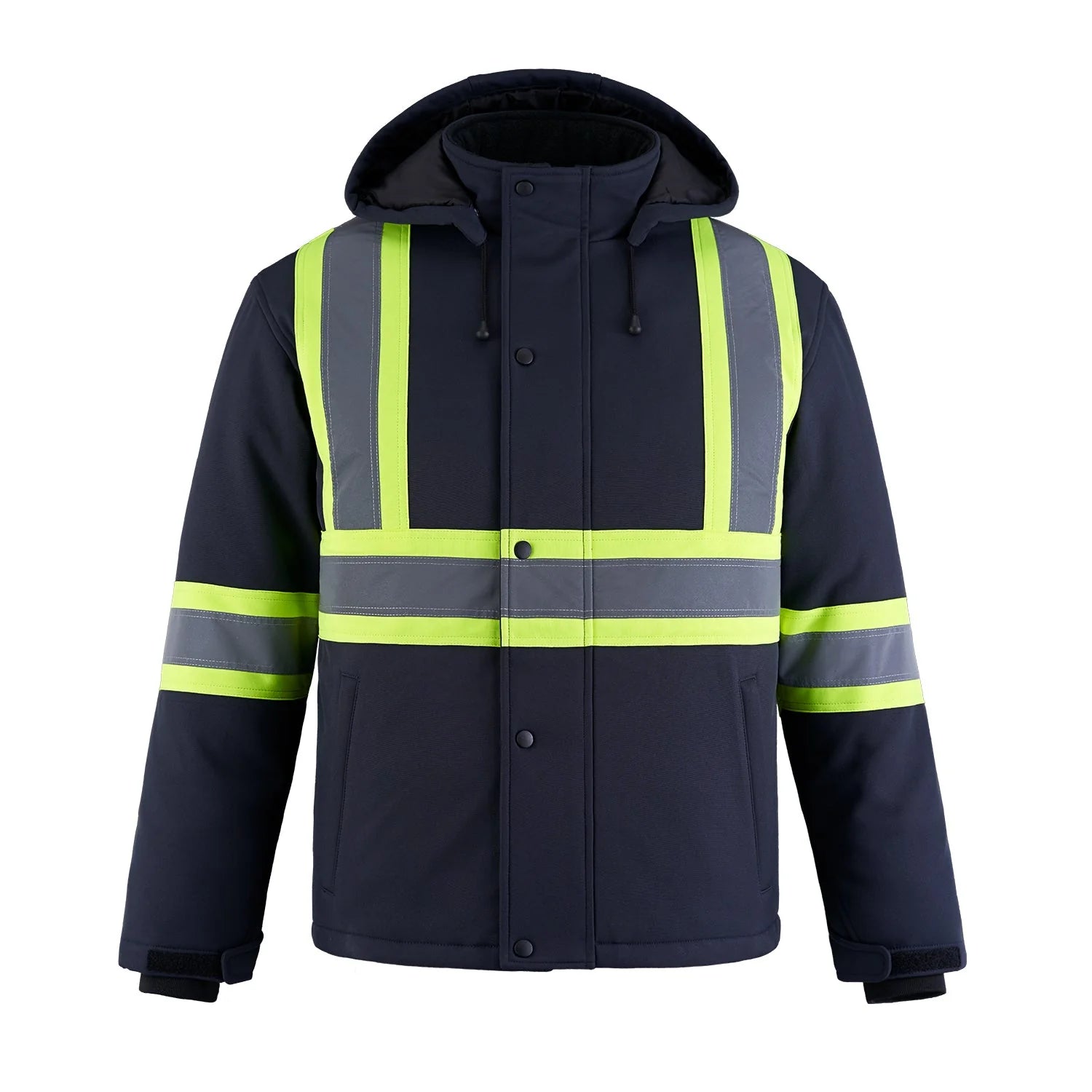 HI-VIS INSULATED SOFTSHELL SAFETY JACKET (L01310)