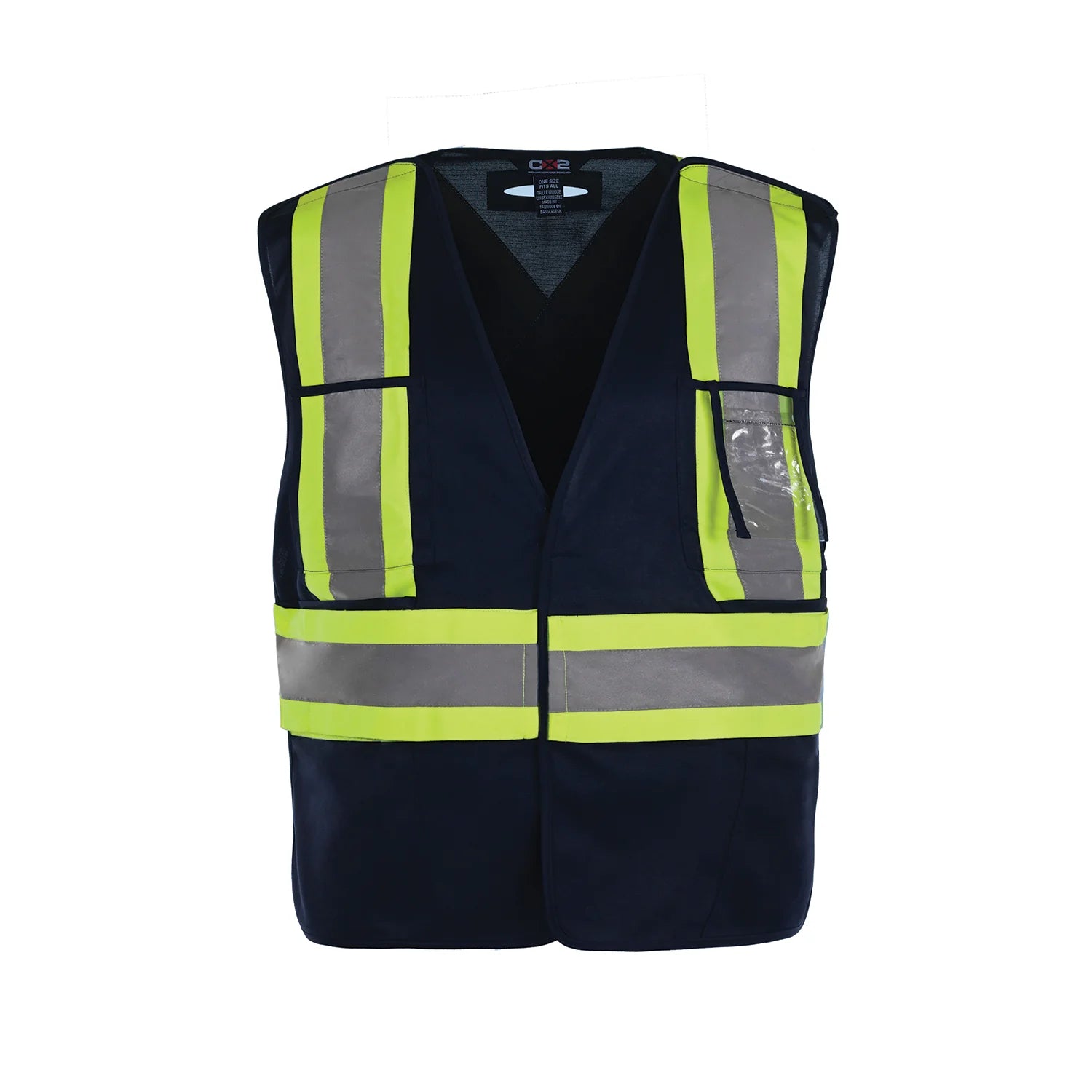 HI-VIS TEAR-AWAY SAFETY VEST ONE-SIZE (L01170)